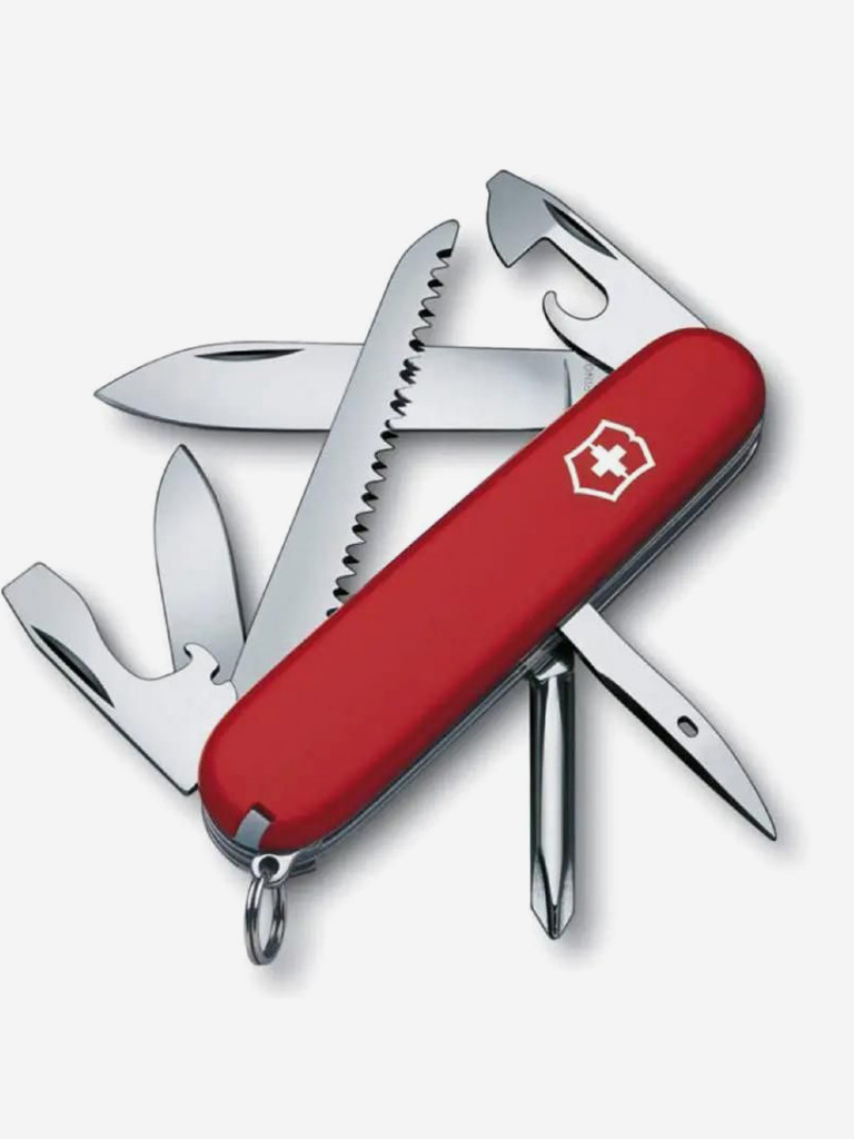 Складной нож Victorinox Hiker, функций: 13, 91мм, красный , коробка картонная, 1.4613