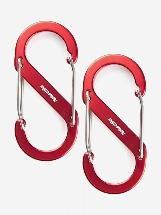 Карабин из алюминеевого сплава S типа Naturehike, 2 штуки