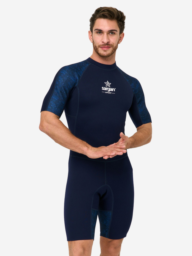 Гидрокостюм неопреновый короткий мужской 2мм SARGAN Sport