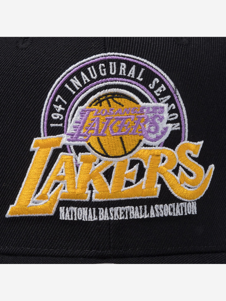 Бейсболка MITCHELL NESS HP13815-LALBLCK Los Angeles Lakers NBA