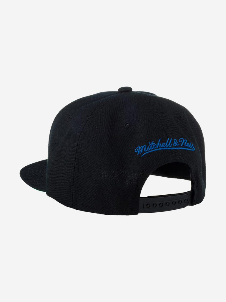 Бейсболка с прямым козырьком MITCHELL NESS 6HSSJS19079-MTIBLCK Minnesota Timberwolves MLB