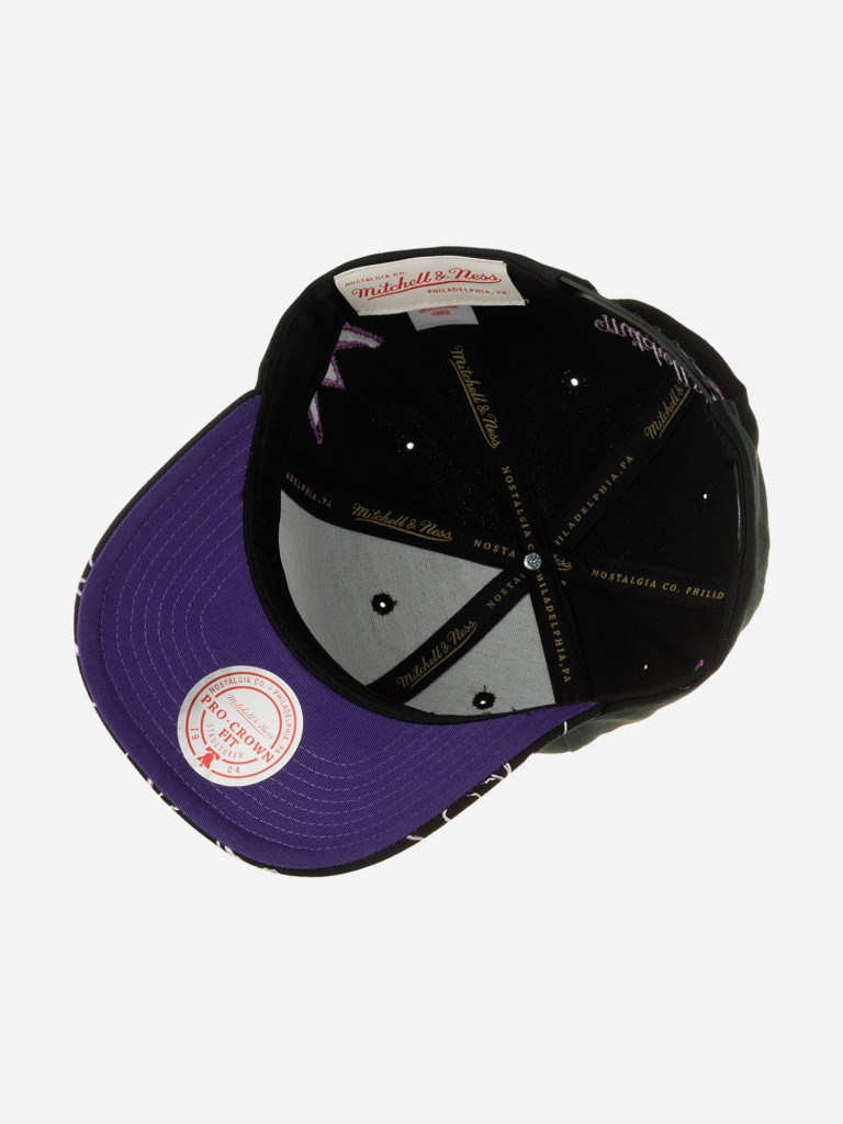 Бейсболка MITCHELL NESS HP8271-TTTBLCK Undertaker WWE (черный)