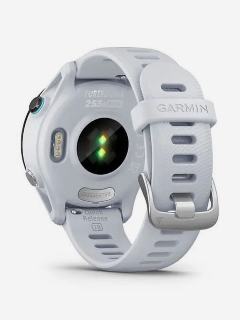 Часы Garmin Forerunner 255S Music с белым ремешком White Stone 010-02641-33