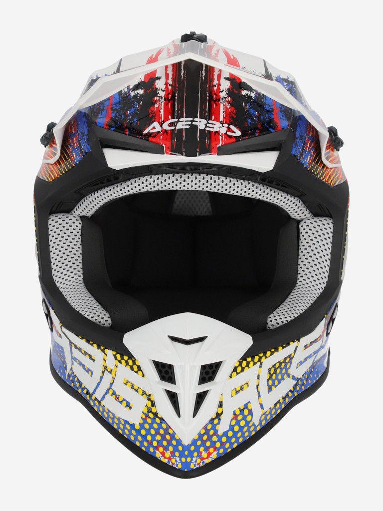 Мотошлем Кроссовый взрослый Acerbis LINEAR 22-06 White/Blue/Red