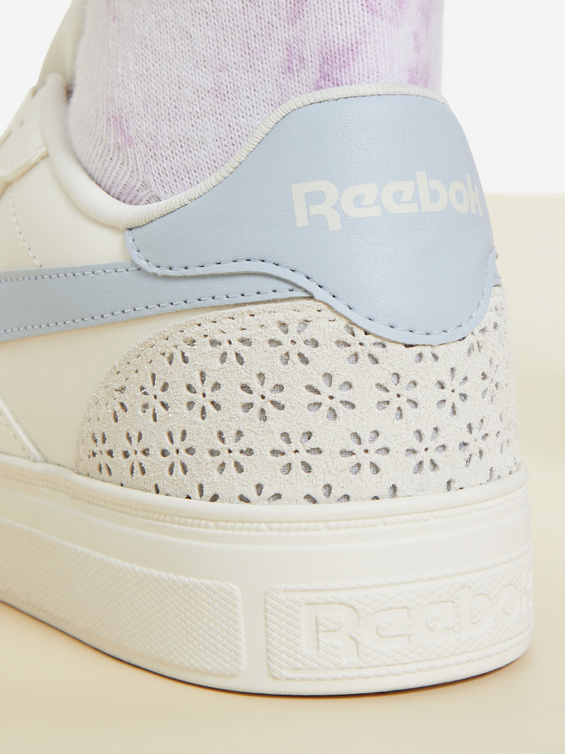 фото Кеды женские reebok court advance bold, бежевый