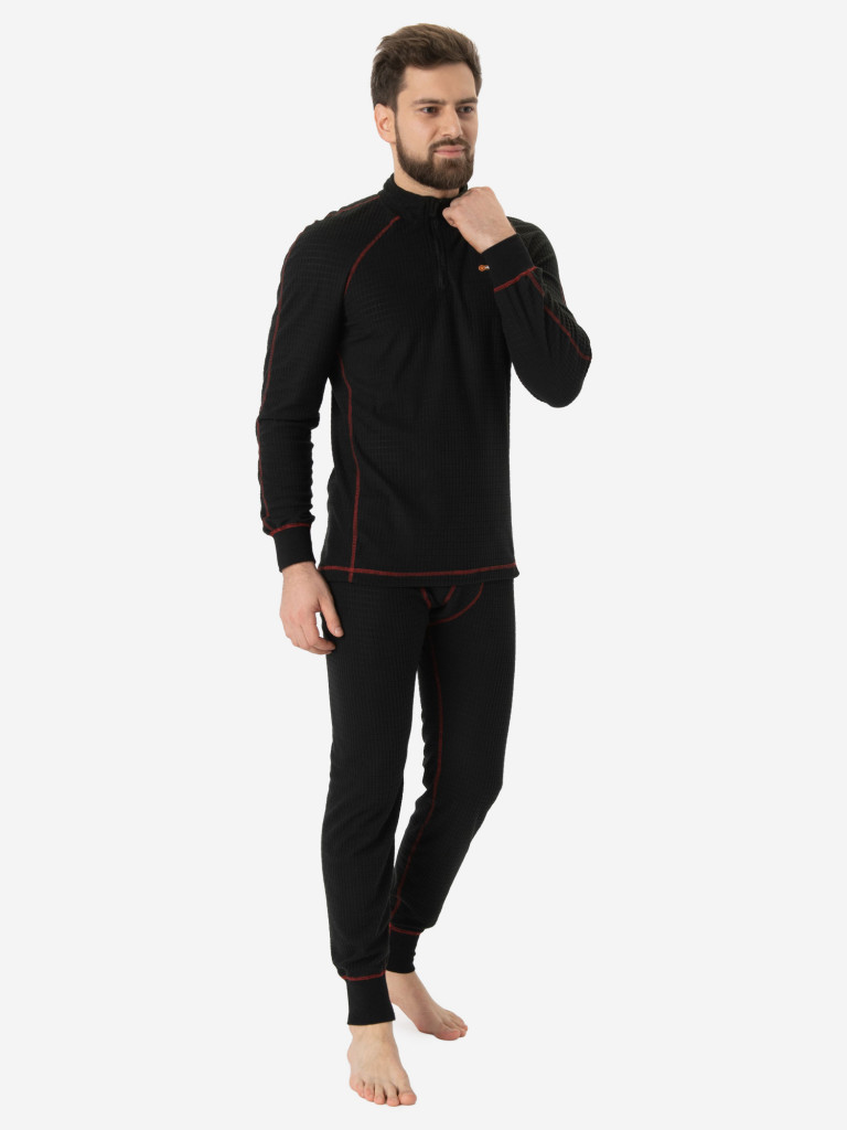 Термобелье HUNTSMAN Thermoline ZIP мужское на молнии флисовое второго слоя для охоты и рыбалки