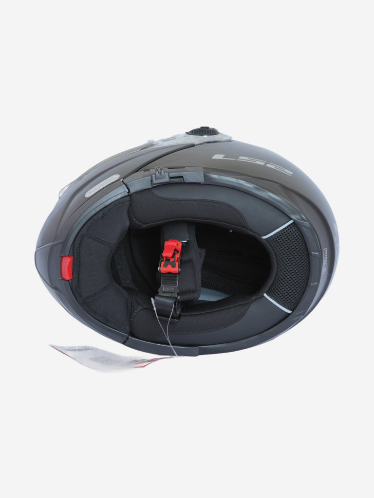 Мотошлем FF325 STROBE SNOW Solid LS2 (черный глянцевый)