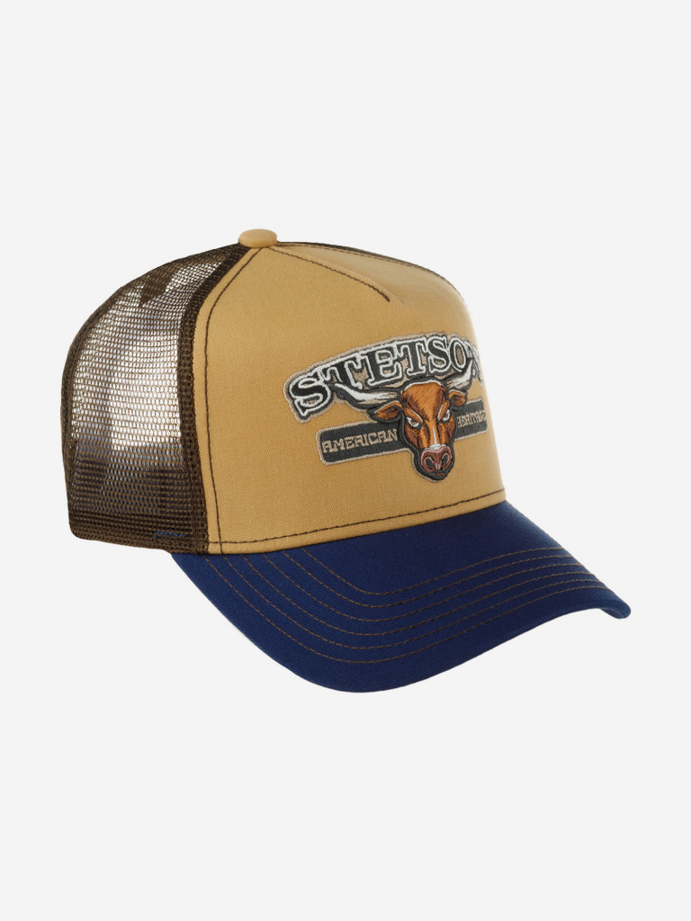 Бейсболка с сеточкой STETSON 7761160 TRUCKER CAP BULL (синий)