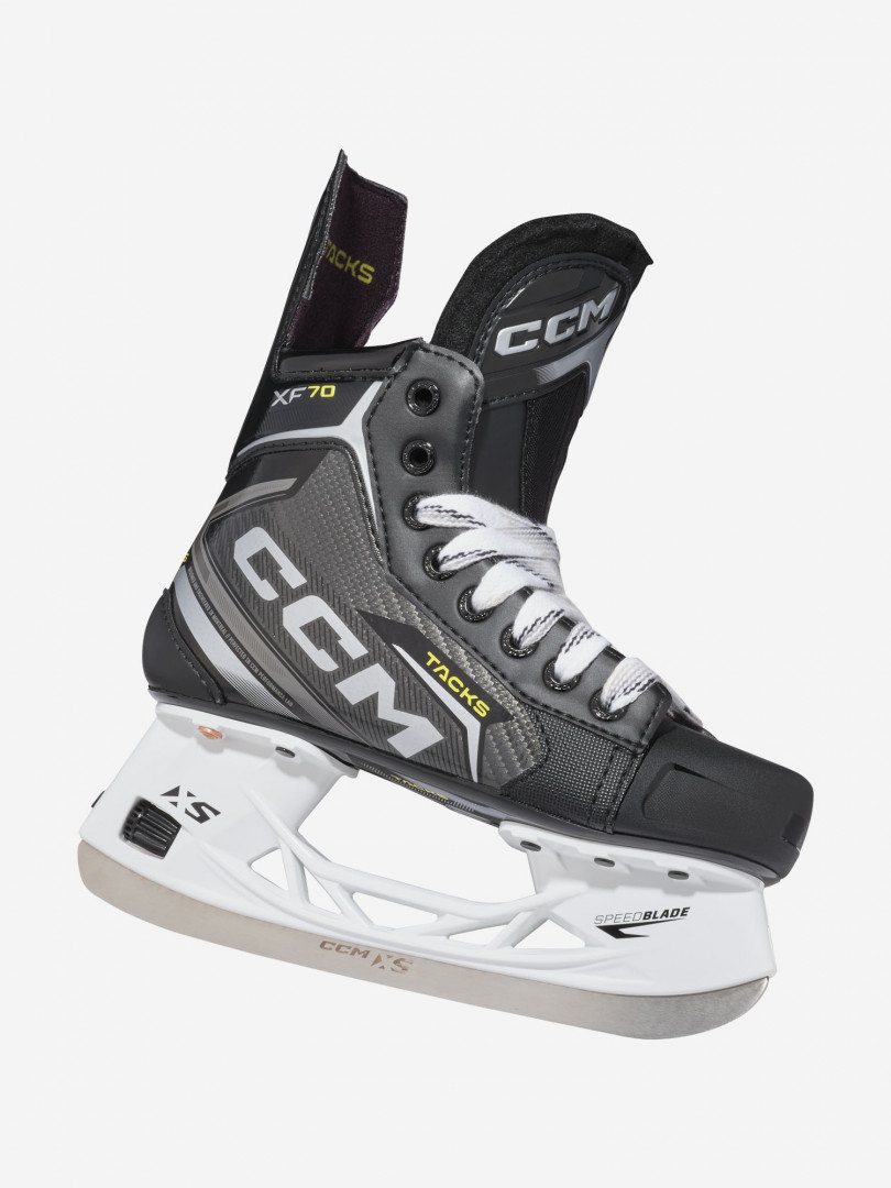 Коньки хоккейные детские CCM Tacks XF 70 JR 31568700299 Черный, размер 32.5,35.5,35,34.5,34,33, фото 2