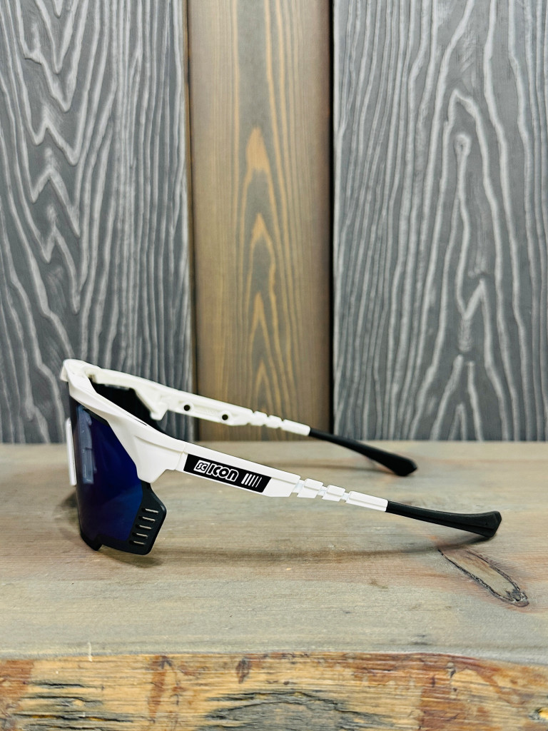 Очки спортивные Scicon AeroShade Kunken оправа White Gloss линза SCNPP Multimirror Blue