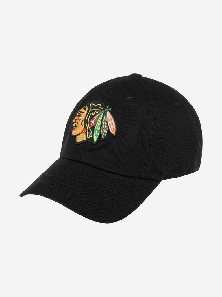 Бейсболка AMERICAN NEEDLE 40742A-CBH Chicago Blackhawks Blue Line NHL (черный)