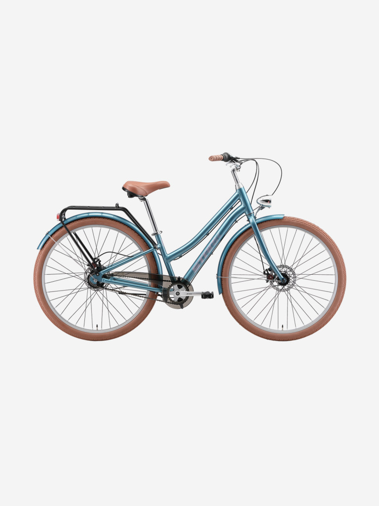 Велосипед Stark'25 Comfort Lady 28 D темно-бирюзовый/лавандовый M/16"