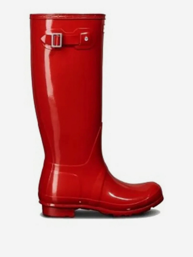 Сапоги резиновые женские HUNTER с пряжкой