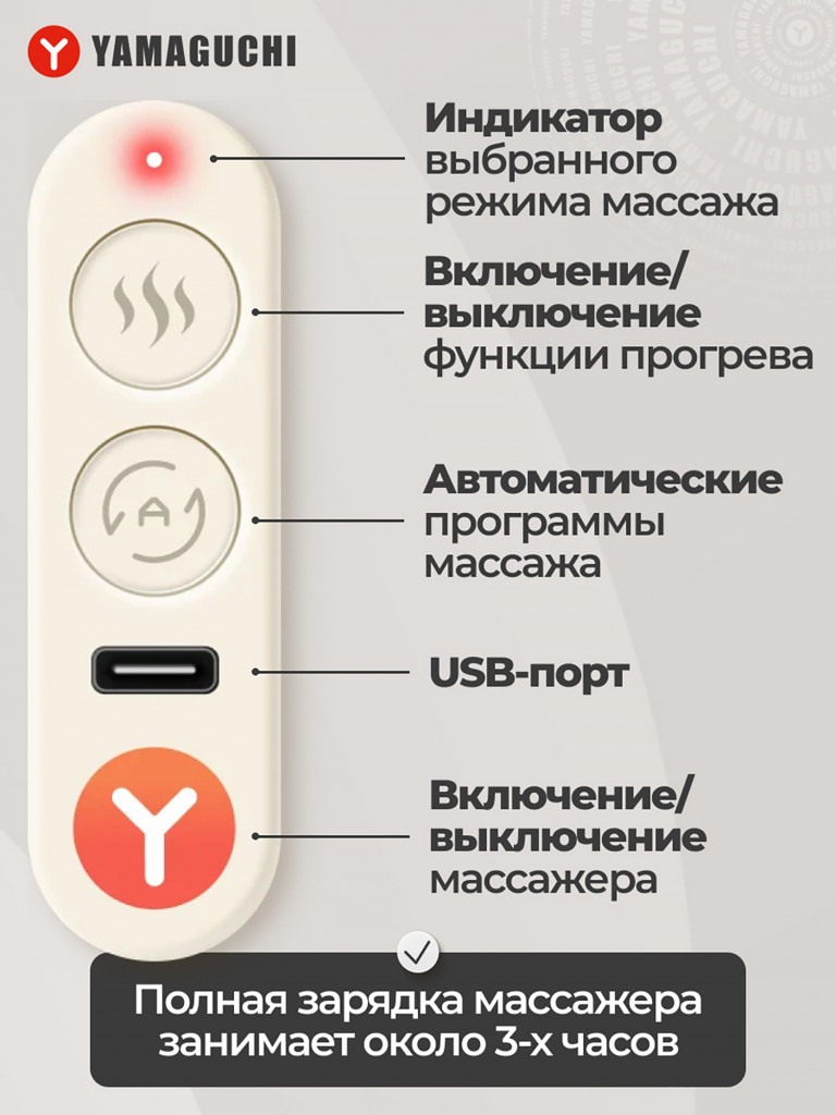 Массажер для тела Yamaguchi Qi Massager