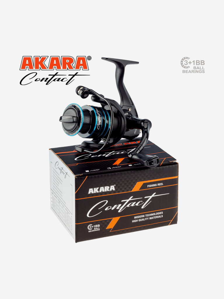 Катушка безынерционная Akara Contact 3000 3+1bb