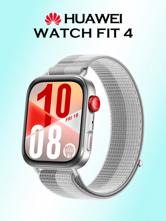 Умные часы HUAWEI Watch Fit 4, NFC, серый