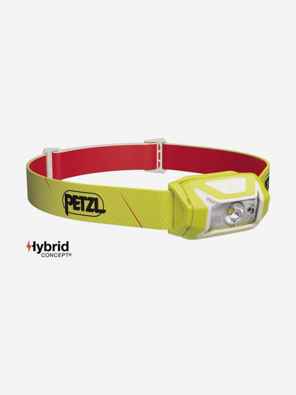 Компактный налобный фонарь для спорта и отдыха Petzl TIKKA, желтый, красный