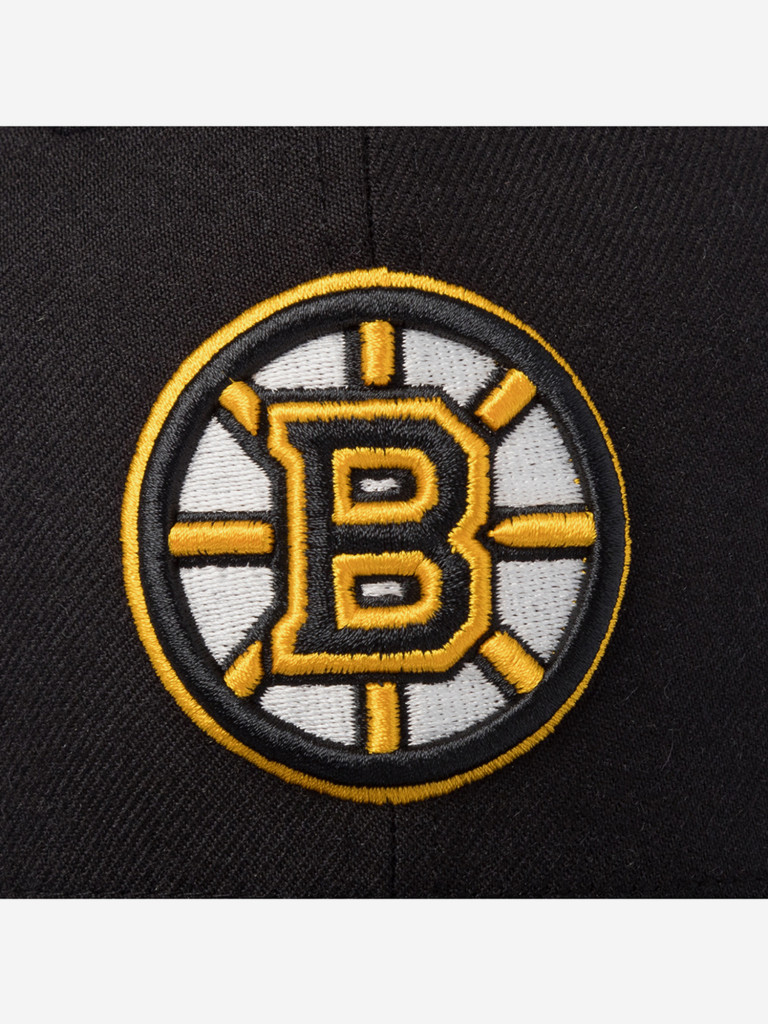 Бейсболка с прямым козырьком 47 BRAND H-NSHOT01WBP-BK Boston Bruins NHL