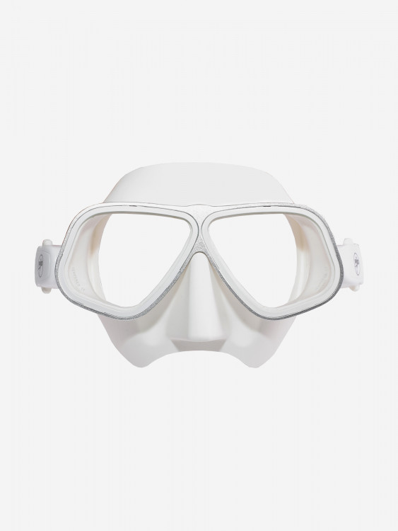 Маска FANDIVER F299 с алюминиевой рамкой, белый силикон