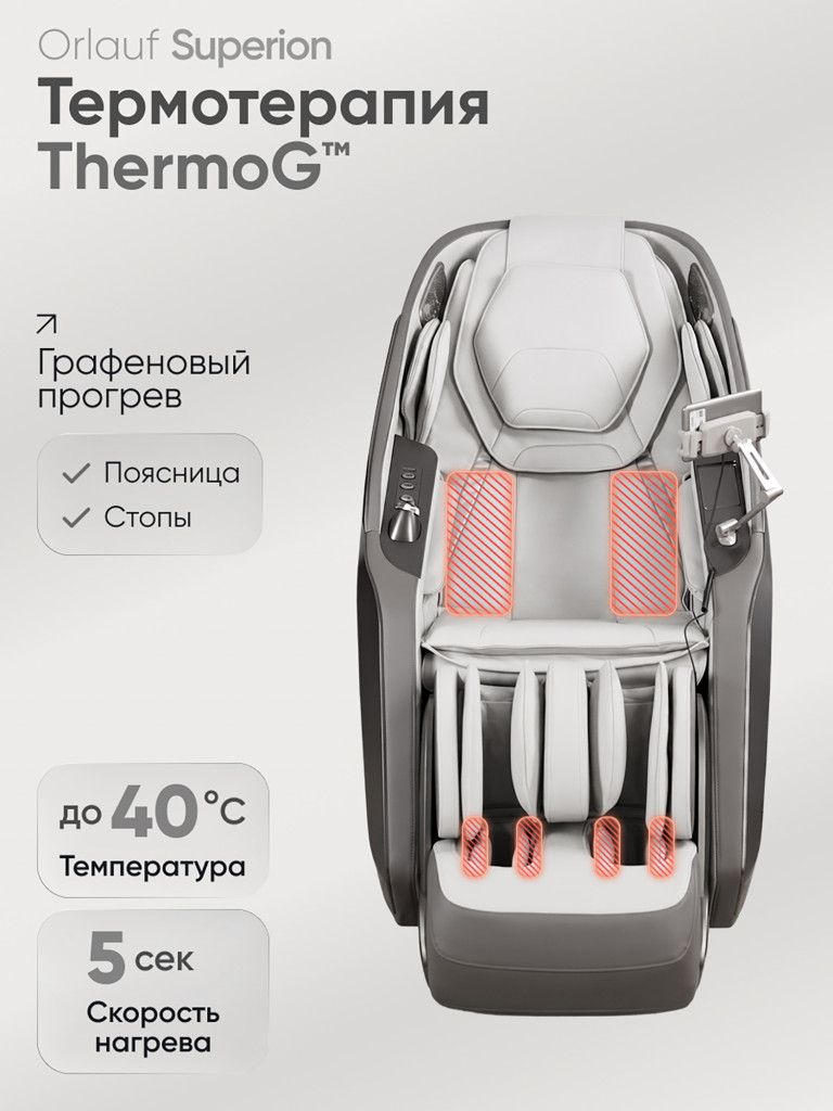 Массажное кресло электрическое для дома Orlauf Superion