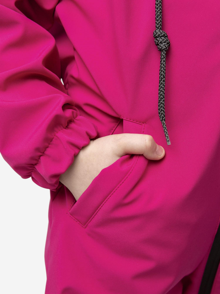 Кобинезон софтшелл для девочки batik малиновый