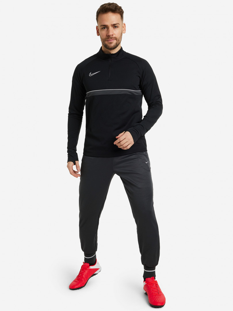 фото Джемпер футбольный мужской nike dri-fit academy, черный