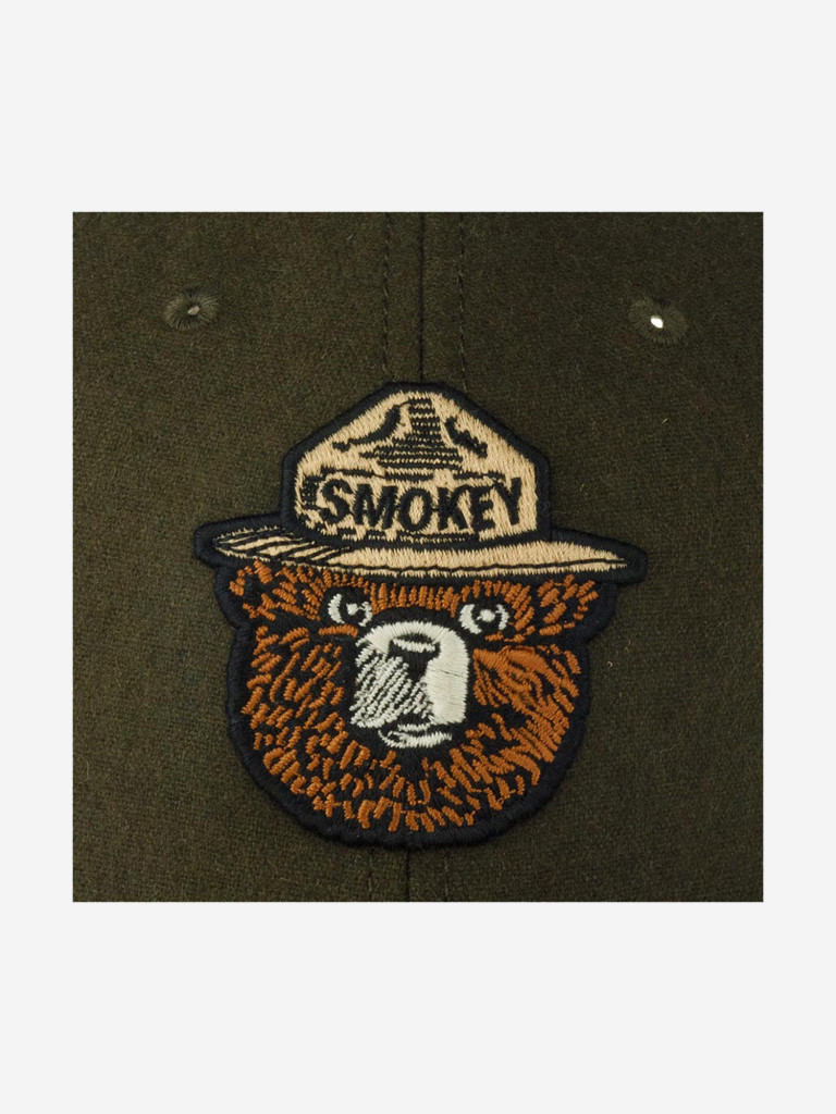 Бейсболка AMERICAN NEEDLE 21005A-SBEAR Smokey Bear Archive Legend (оливковый)