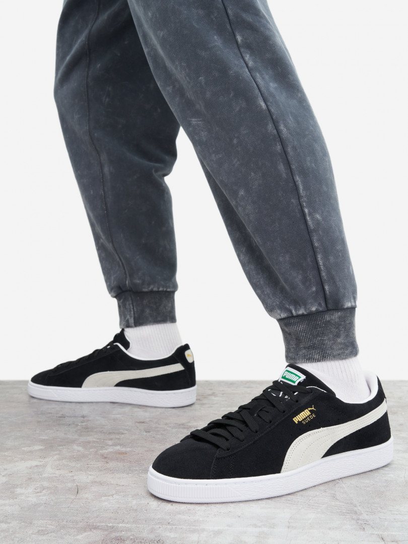 фото Кеды мужские puma suede classic xxi, черный