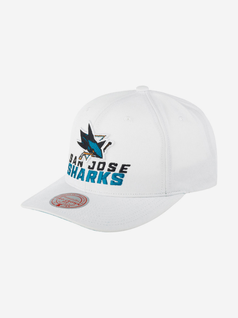 Бейсболка MITCHELL NESS HHSS5758-SJSYYPPPWHIT San Jose Sharks NHL (белый)