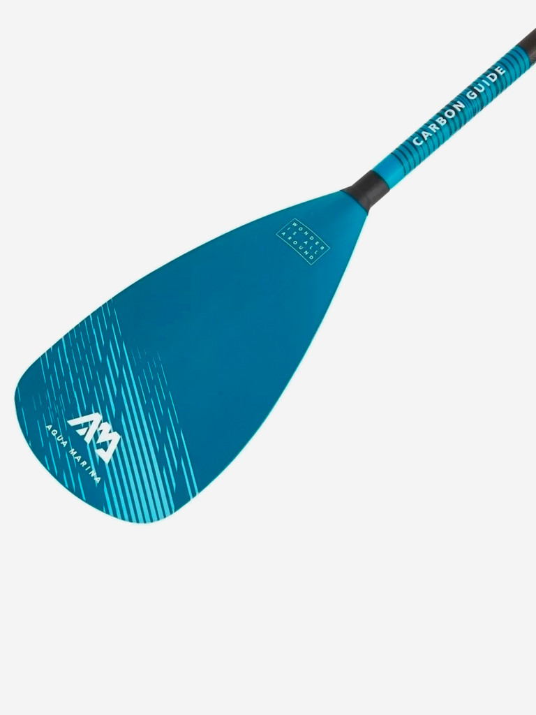 Весло для сапборда Aqua Marina Carbon Guide, разборное 3х-частное, карбон + нейлон, 180-220 см