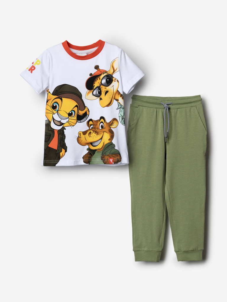 Комплект для мальчиков: футболка, брюки PlayToday