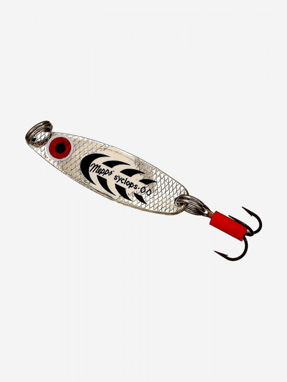 Блесна колебалка для рыбалки Mepps SYCLOPS, 00, SILVER/Black, 1 штука