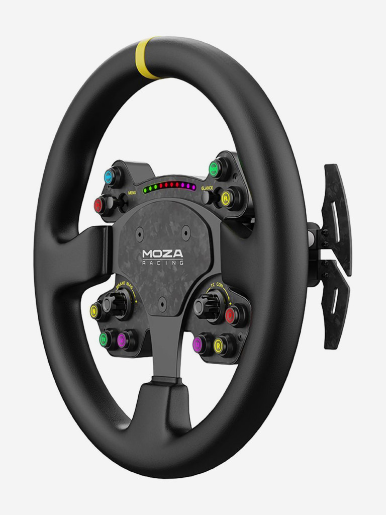 Съемное рулевое колесо MOZA RS V2 Steering Wheel Leather RS25