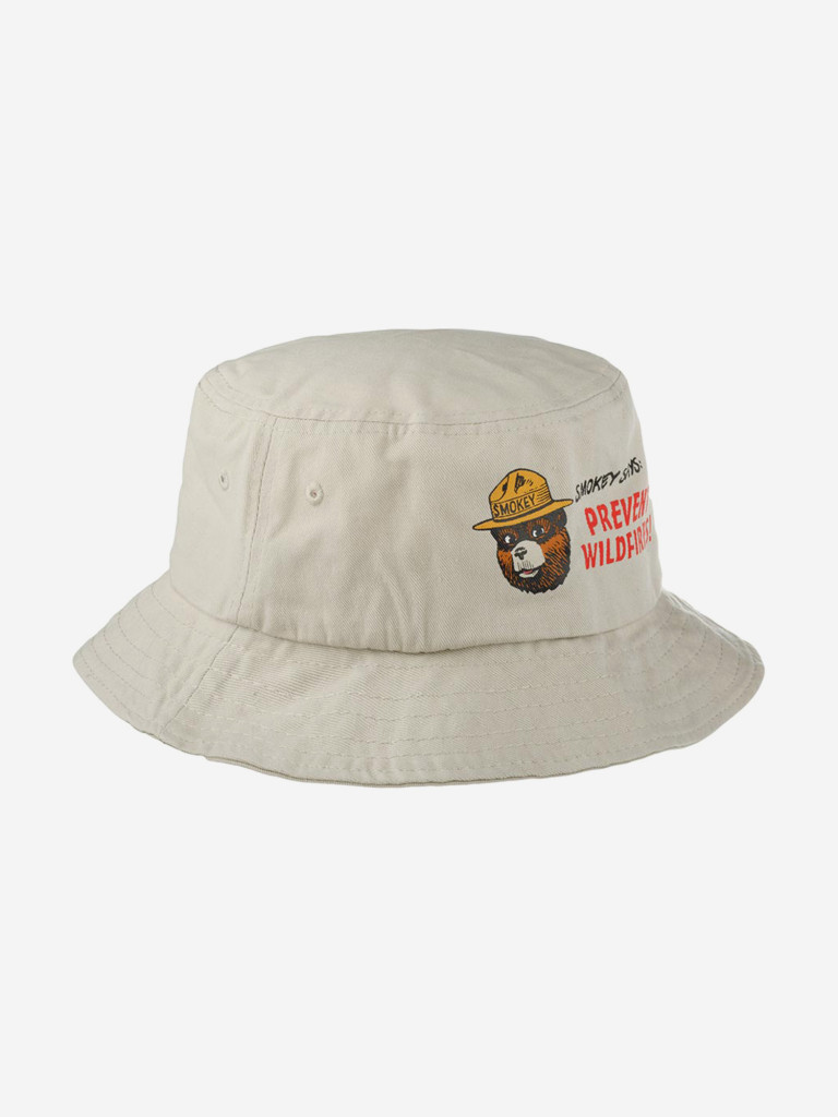 Панама AMERICAN NEEDLE 21012A-SBEAR Smokey Bear Twill Bucket (белый)