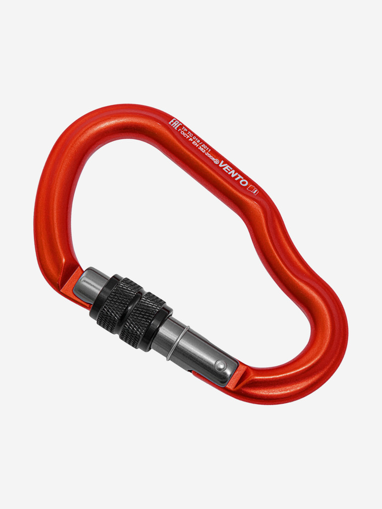 Карабин «Гусь» с резьбовой муфтой цвет красный