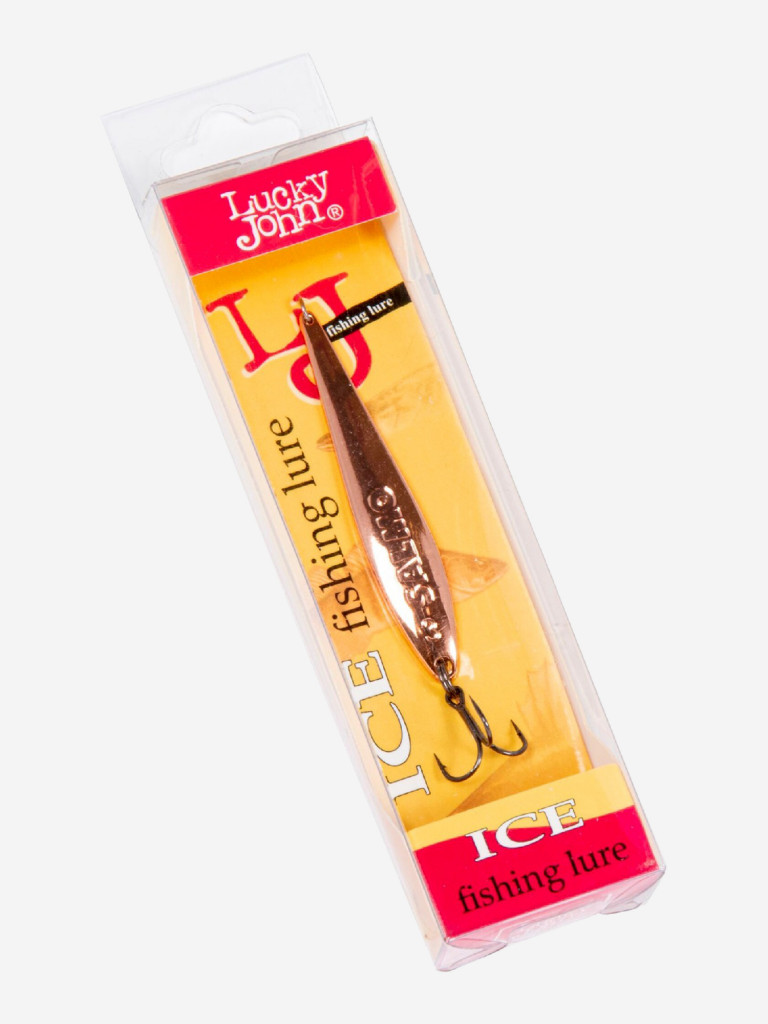Блесна вертикальная зимняя Lucky John S-3 с тройником, вес 6 г