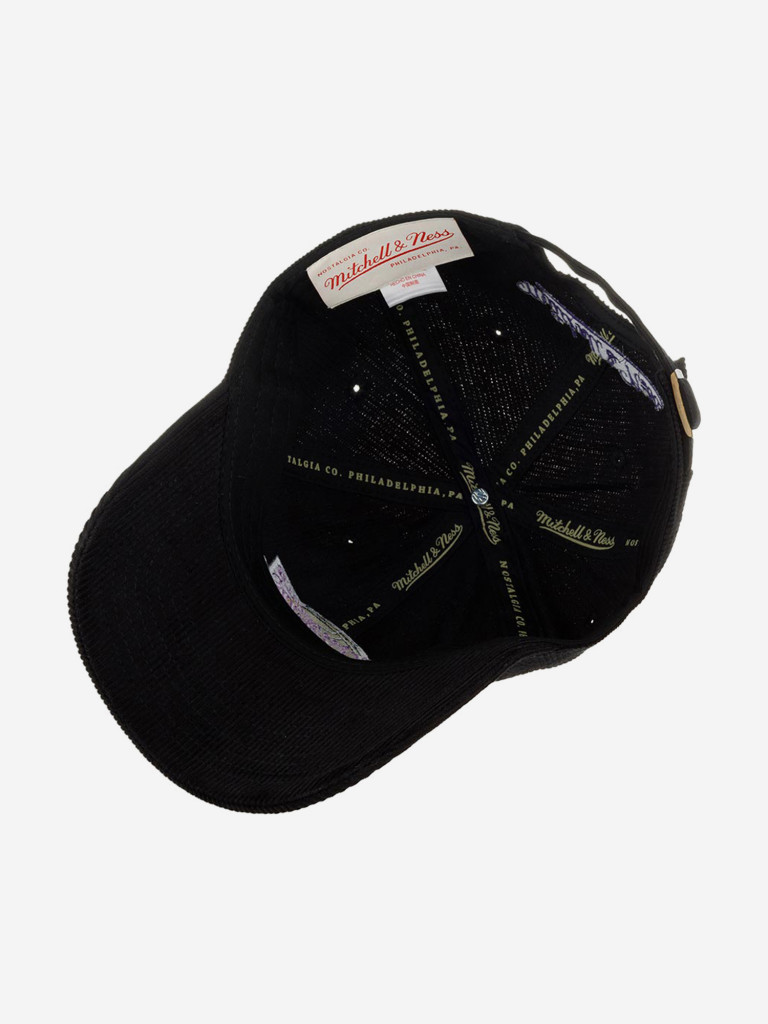 Бейсболка MITCHELL NESS HLUX4800-LALYYPPPBLCK Los Angeles Lakers NBA (черный)