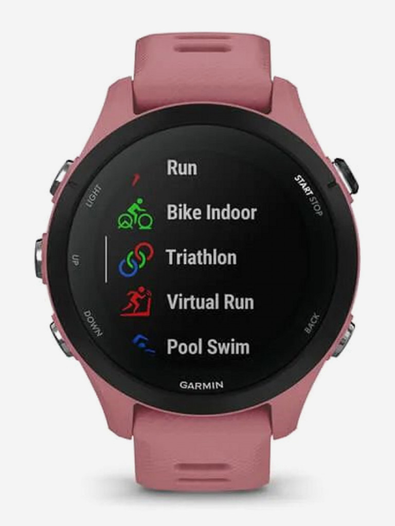Часы Garmin Forerunner 255S со светло-розовым ремешком Peach 010-02641-13