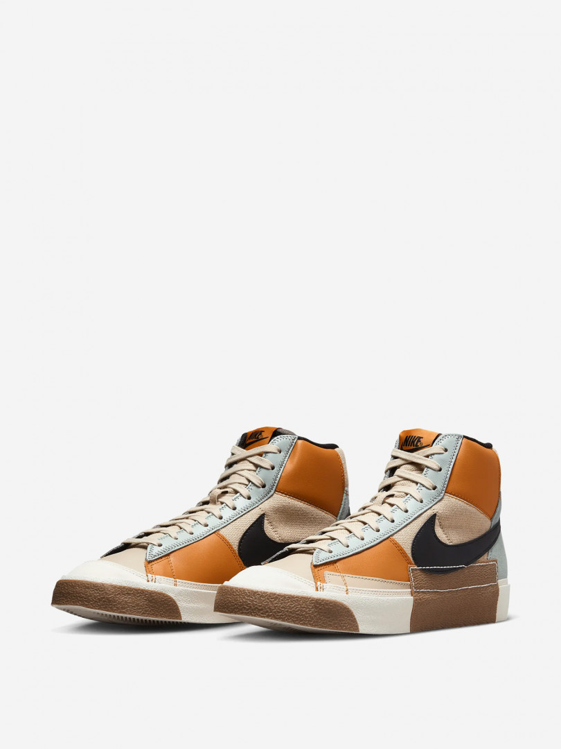 фото Кеды мужские nike blazer mid pro club, оранжевый