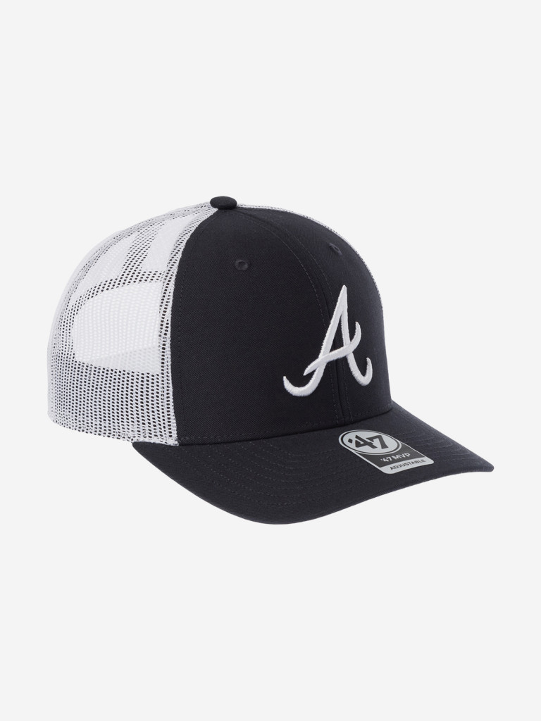 Бейсболка с сеточкой 47 BRAND B-TRUKR01CTP-NY Atlanta Braves MLB