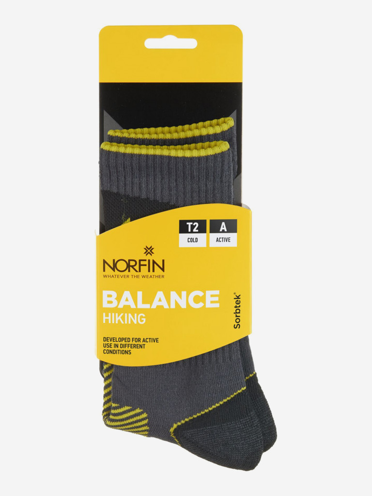 Термоноски Norfin T2A BALANCE HIKING CREW для рыбалки и охоты