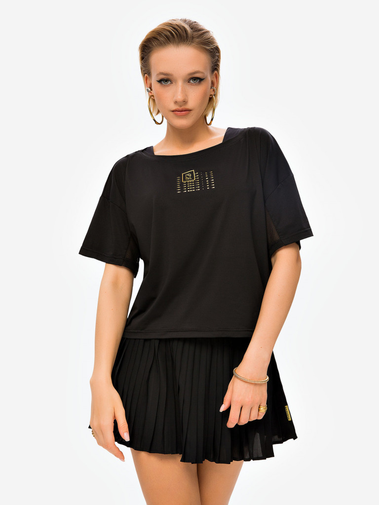 Футболка женская RAQUETA SPORT Breath Painted Black