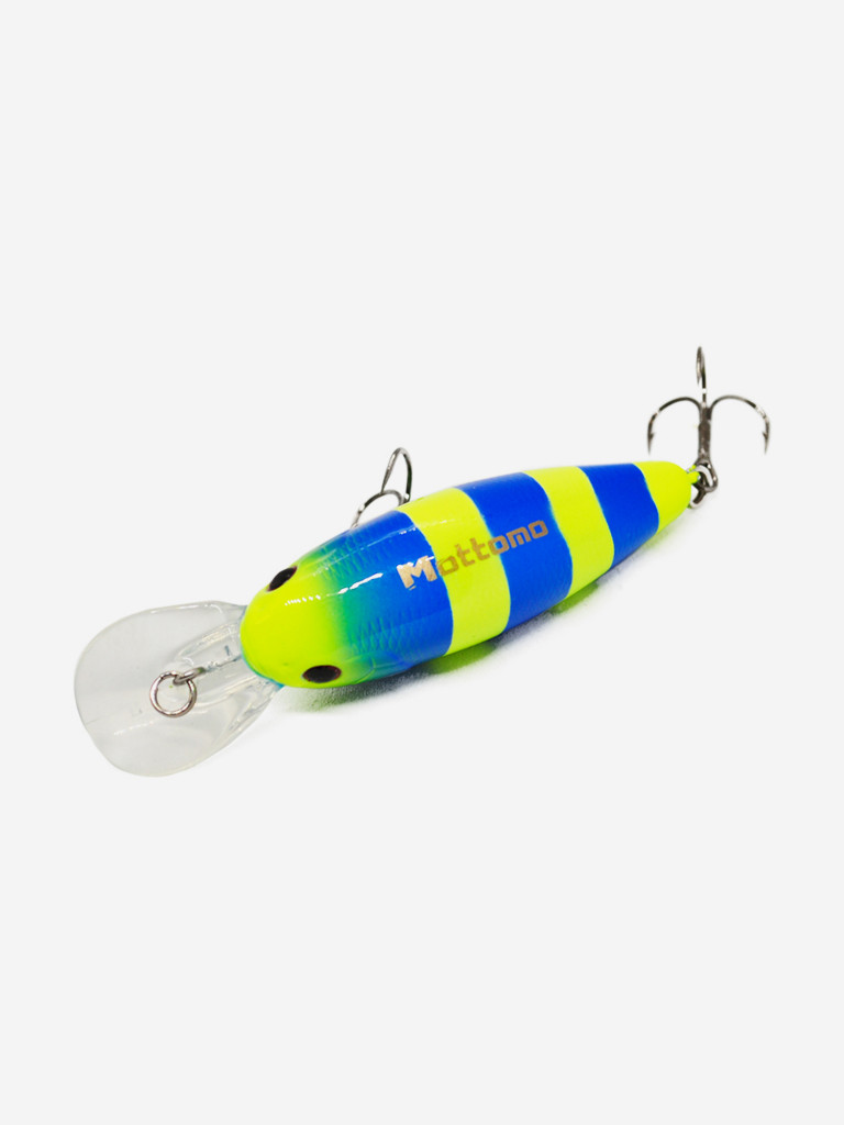 Воблер Mottomo DJ Crank 52F 8g Blue Chartreuse