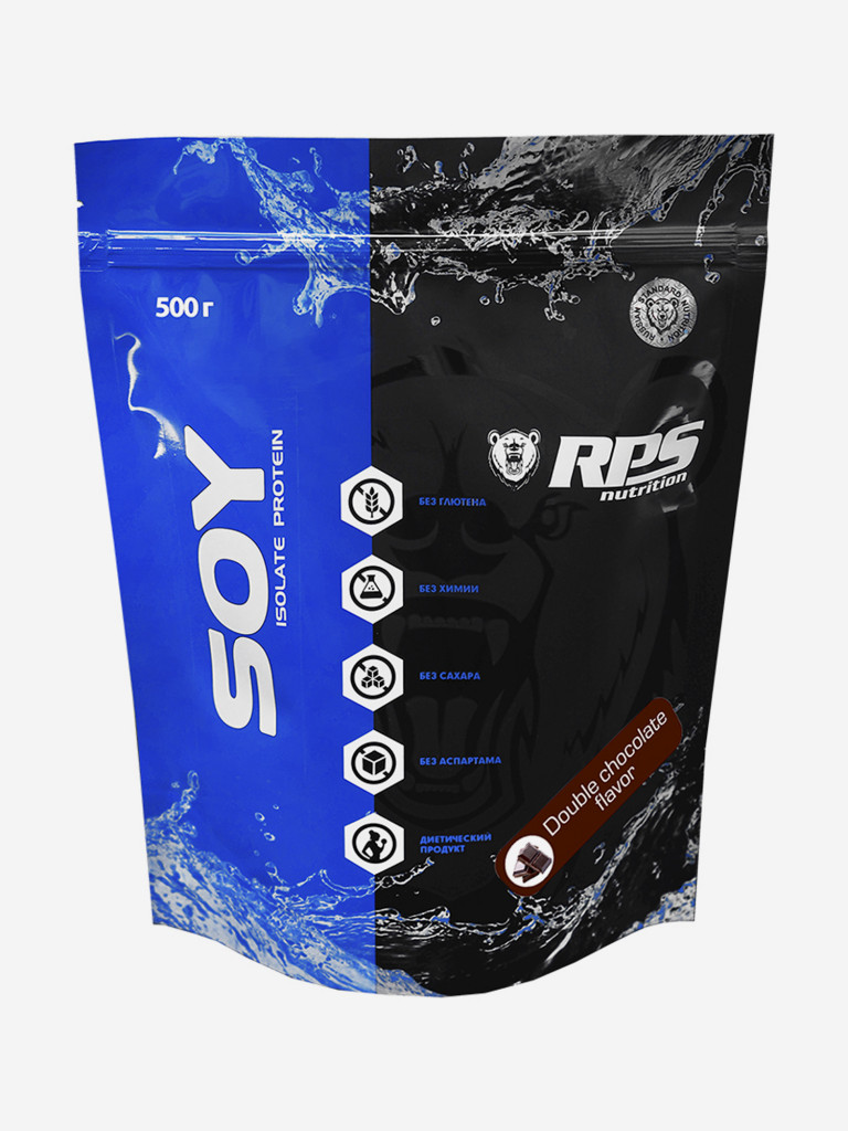 Протеин соевый RPS Nutrition 500 гр Двойной шоколад