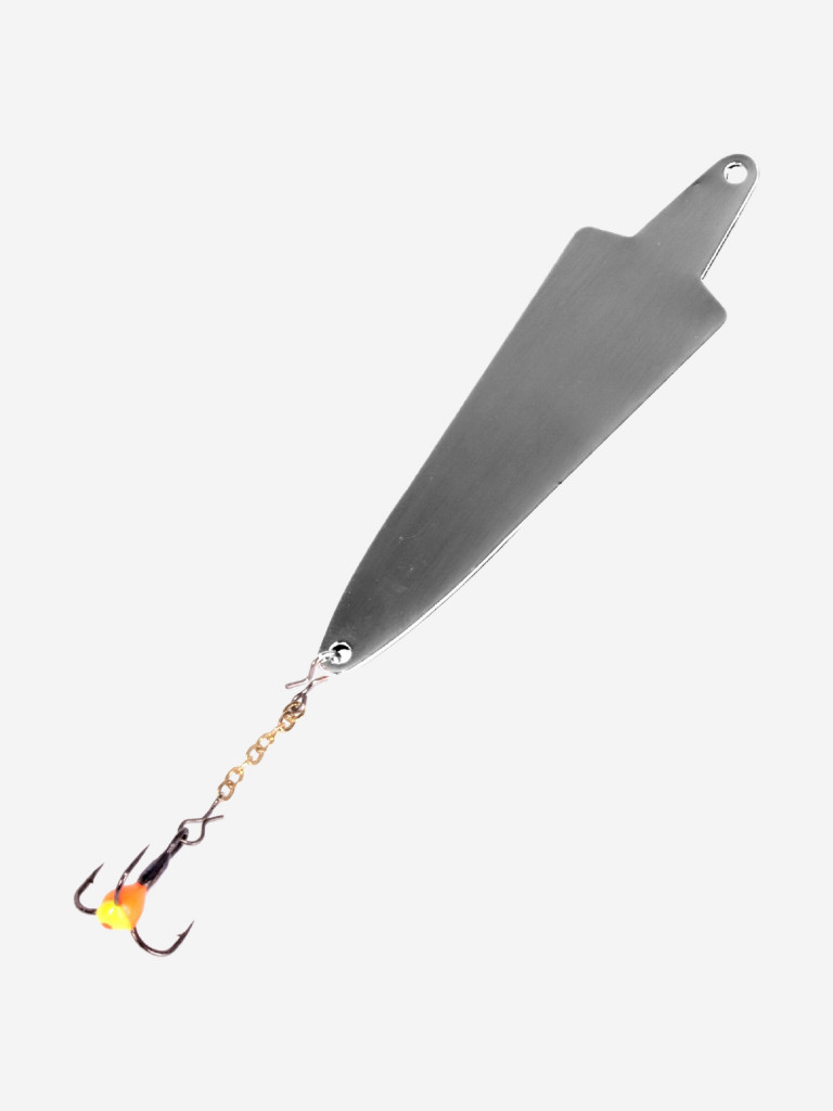 Блесна вертикальная зимняя Lucky John WING с цепочкой и тройником, вес 64мм, вес 10 г