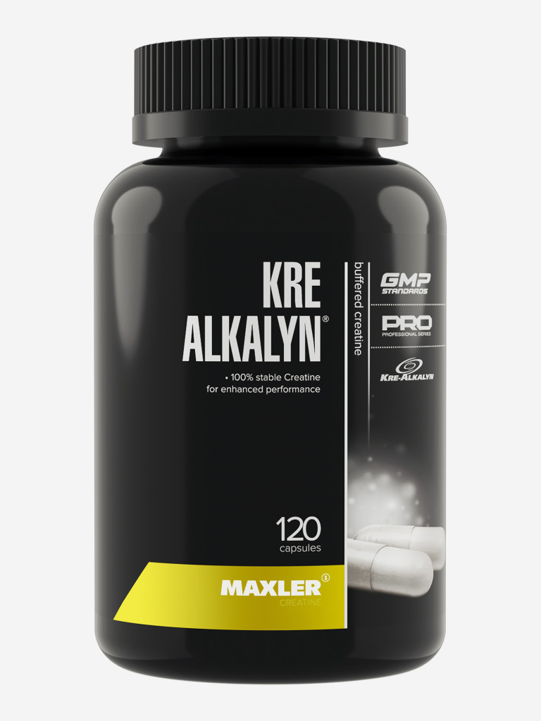 Креатин моногидрат буферный Maxler Krealkalyn, 120 капсул