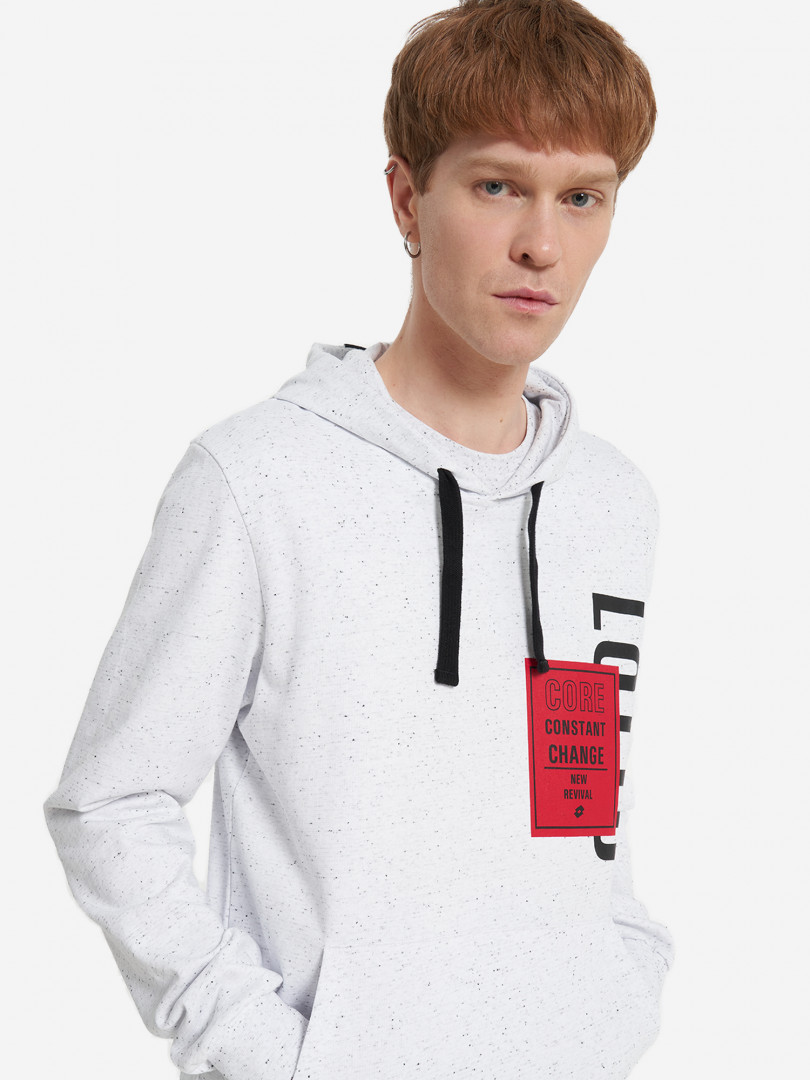 Худи мужская Lotto Campo Square 30117680299 Белый, размер 46, 48,48, 50,52, фото 2