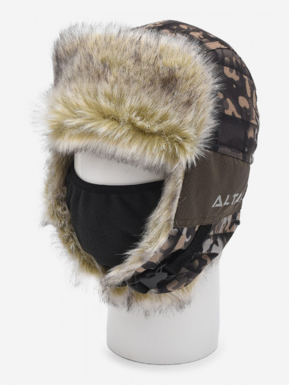 Шапка-ушанка мужская зимняя Huntsman Альтаир на искусственном меху