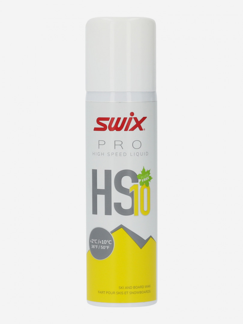 фото Мазь скольжения swix hs10 yellow, +2°c/+10°c, 125 мл, желтый