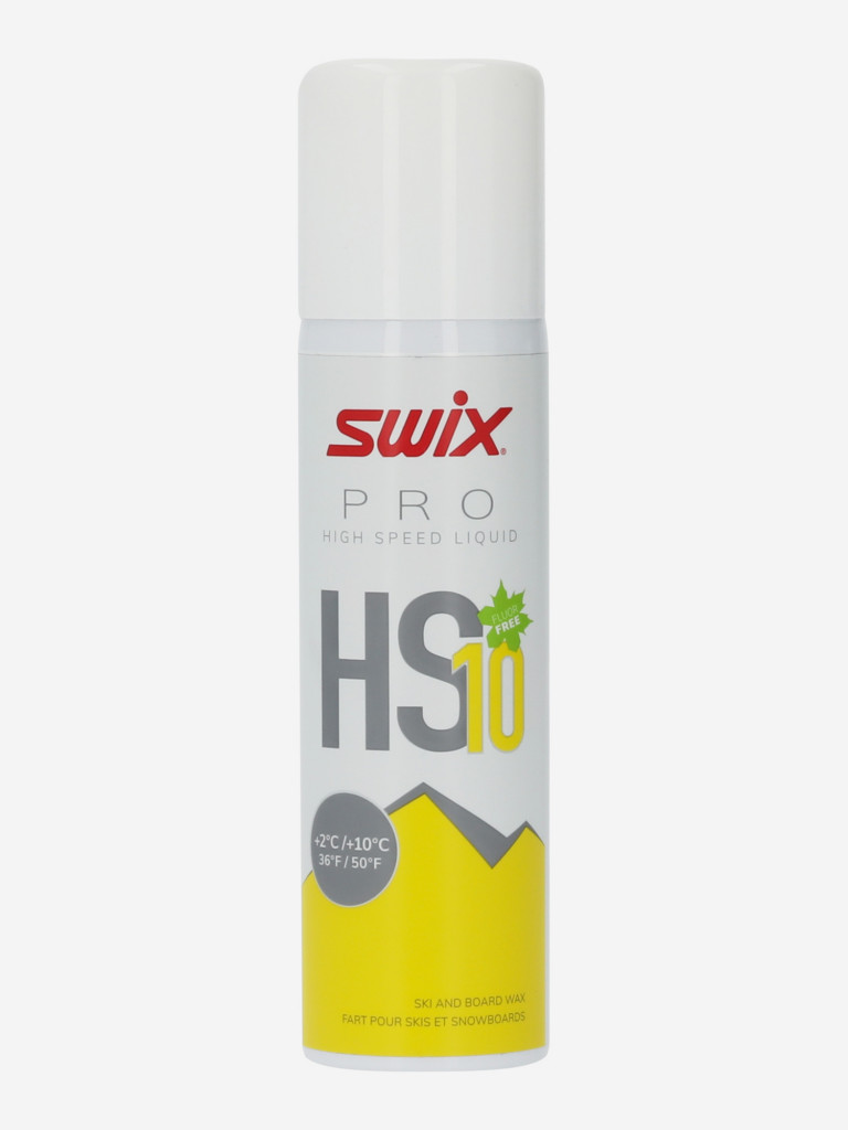 Мазь скольжения Swix HS10 Yellow, +2°C/+10°C, 125 мл